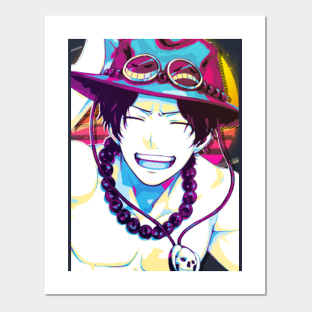 ONE PIECE Ace Portgas D Ace Posters and Art Prints TeePublic